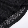 Kate Kasin V-Neck à manches longues V-Back Hips-Wrapped Mermaid Black Lace Bodycon Robe à crayons en soirée KK001079-1